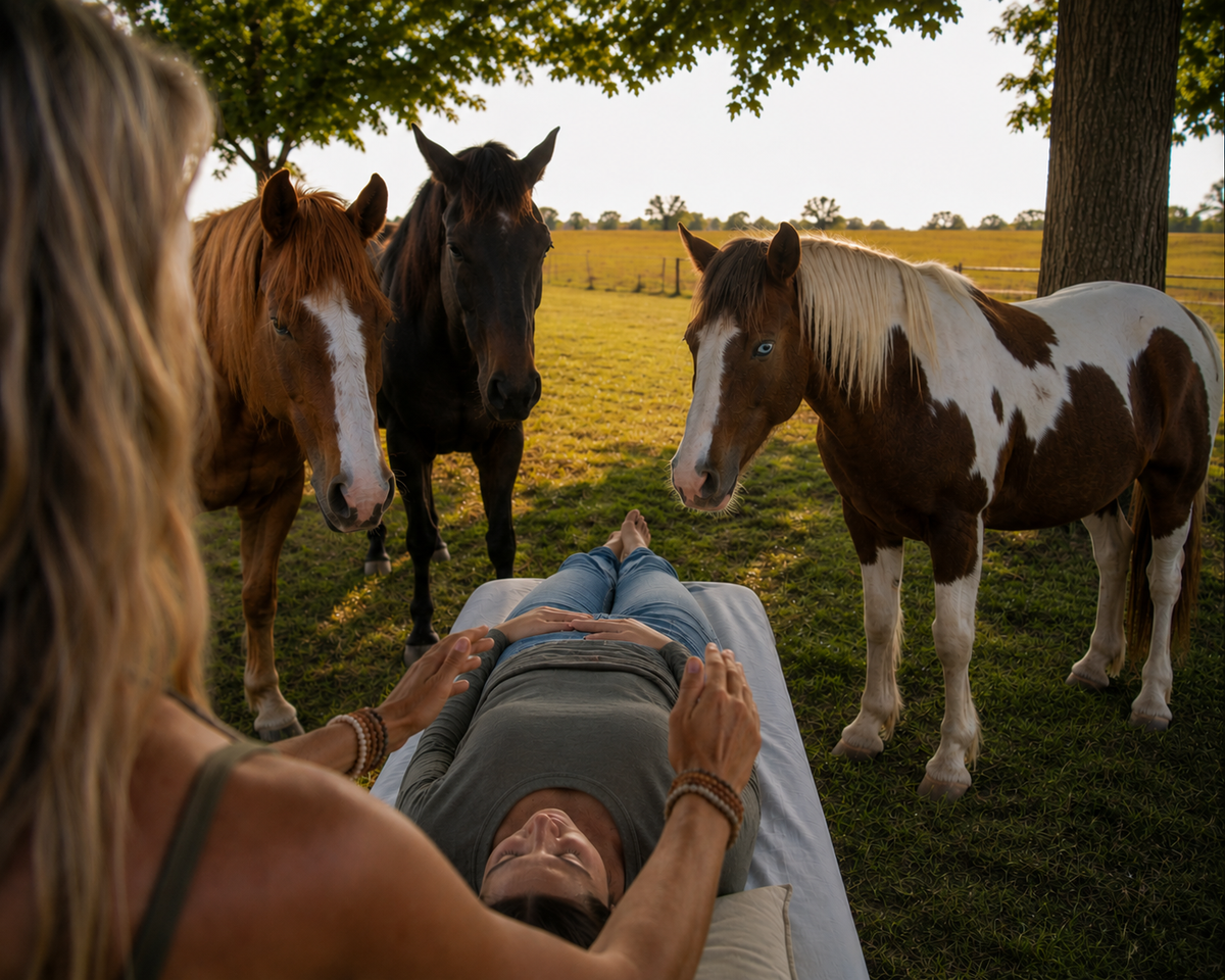 Equine Energy Co-Regulation Session: Your Body is the First Altar