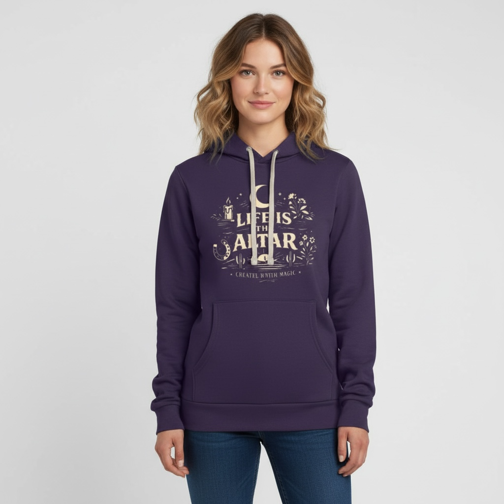 Life Is the Altar — Santa Barbara Hoodie  by Cowgirl Earth Magic × Diamond H Ranch