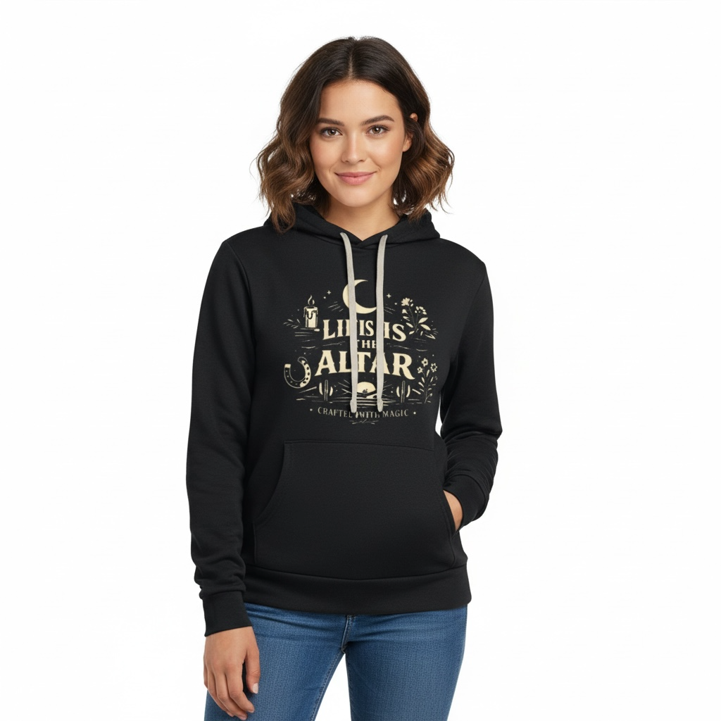 Life Is the Altar — Santa Barbara Hoodie  by Cowgirl Earth Magic × Diamond H Ranch