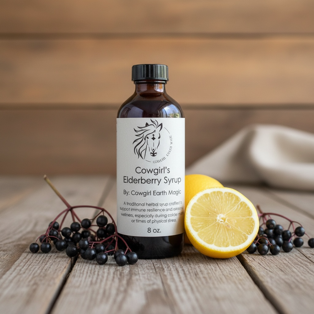 Cowgirl’s Elderberry Syrup — Seasonal Immune Support