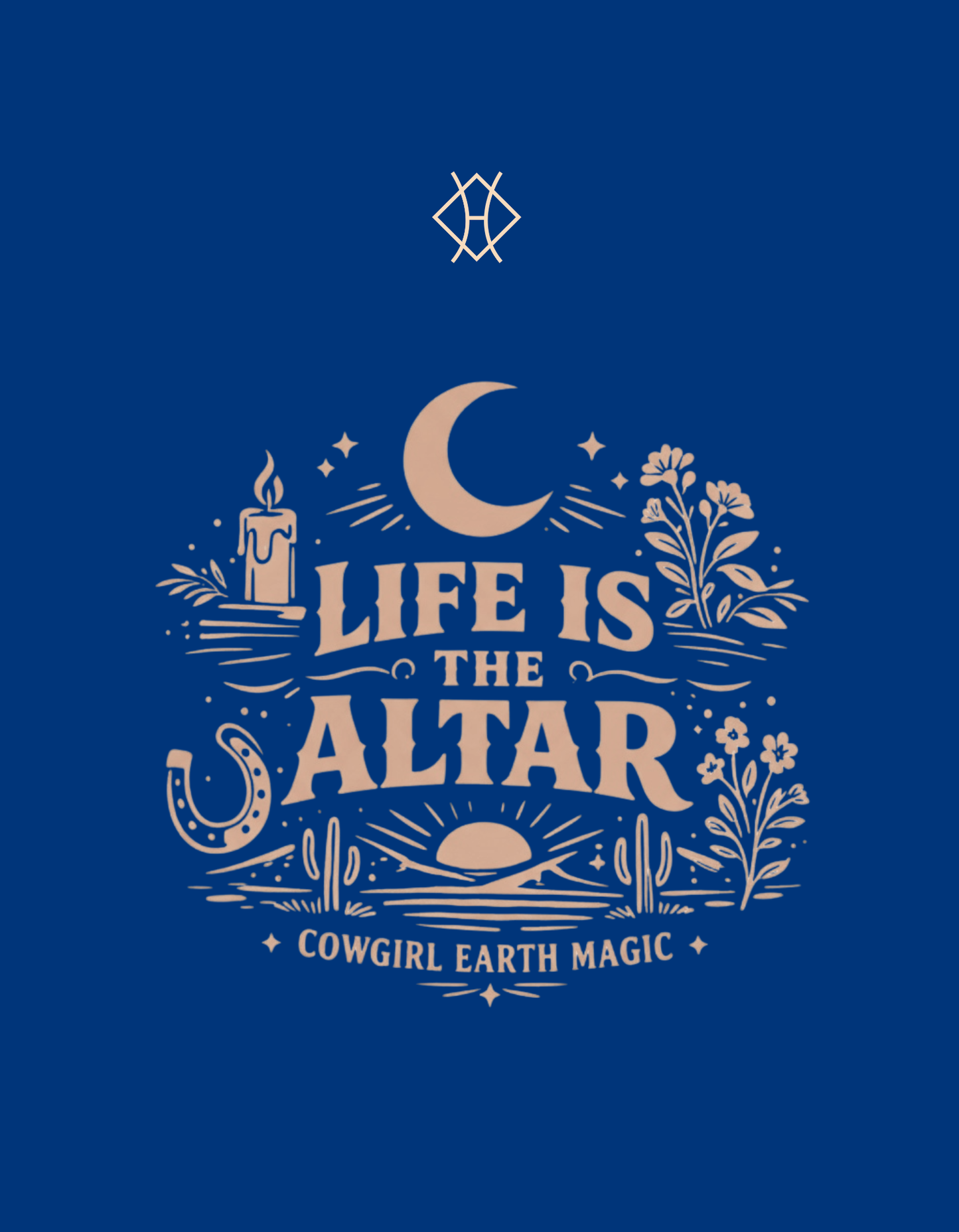 Life Is the Altar — Classic Crewneck  by Cowgirl Earth Magic × Diamond H Ranch